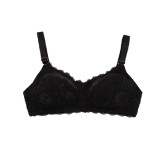 سوتین زنانه دانتل کاپ B بدون فنر طرح دار شیک