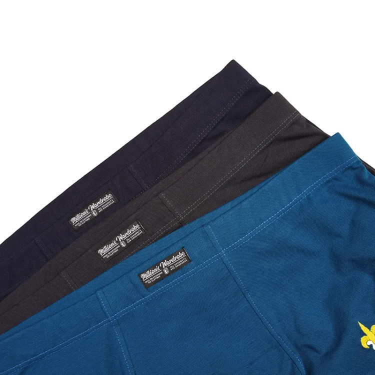 شورت مردانه پادار نخ پنبه طرح دار سایزبزرگ 3XL 4XL