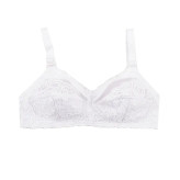 سوتین زنانه دانتل کاپ B بدون فنر طرح دار شیک