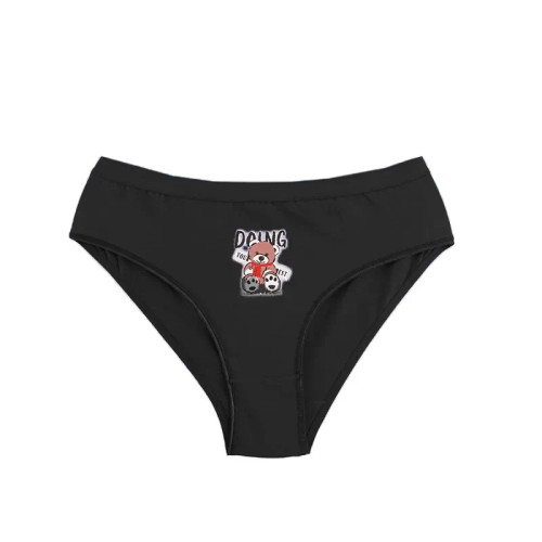 شورت اسلیپ نخی زنانه طرح خرس مدل فری سایز