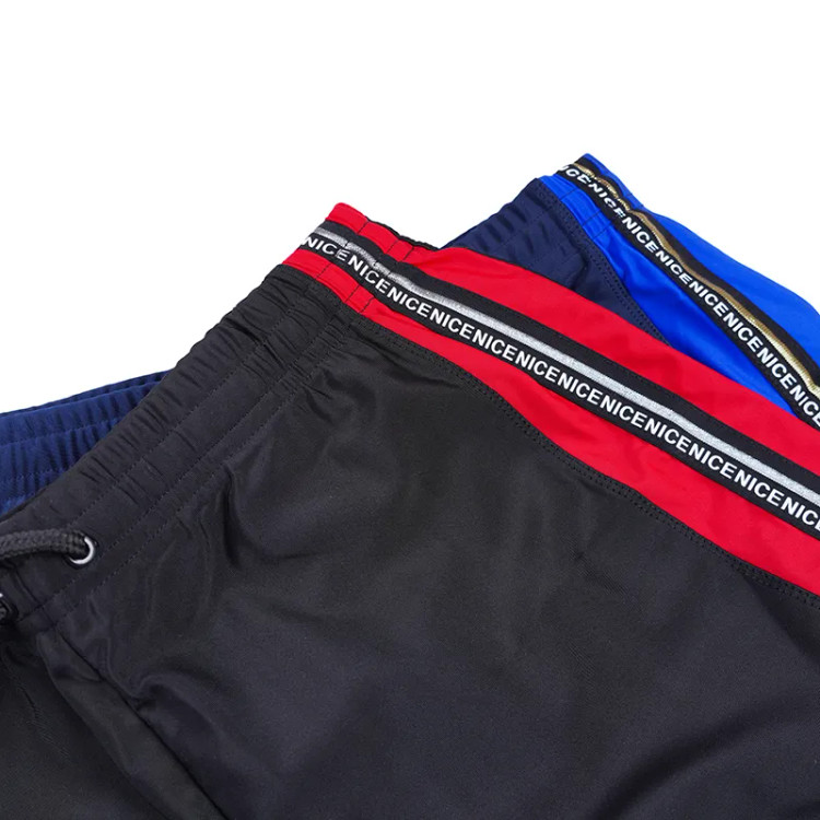 شورت مایو مردانه کمر کشی بنددار طرح دار Free Size