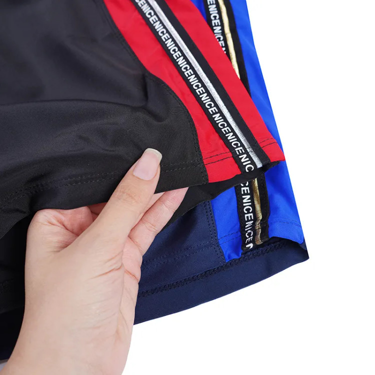 شورت مایو مردانه کمر کشی بنددار طرح دار Free Size