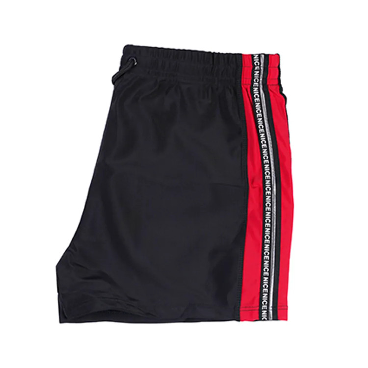 شورت مایو مردانه کمر کشی بنددار طرح دار Free Size