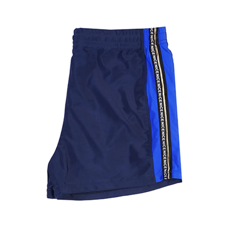 شورت مایو مردانه کمر کشی بنددار طرح دار Free Size