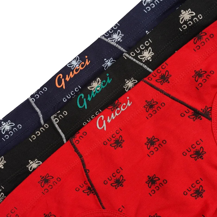 شورت اسلیپ نخی مردانه طرح گوچی مدل زنبوری