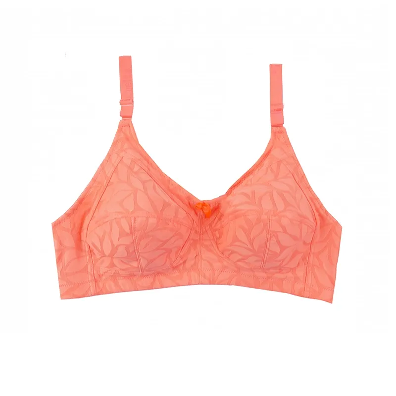 سوتین نخی زنانه مدل بدون فنر کاپ B طرح دار در رنگ های متنوع