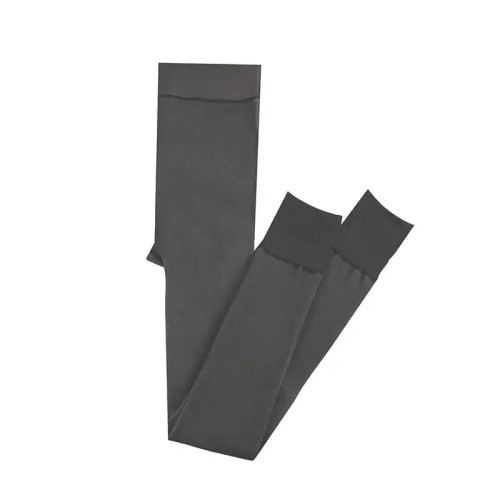 جوراب شلواری ضخیم تو کرکی فاق بلند زنانه سایز بزرگ 3XL-6XL رنگ کرم و مشکی