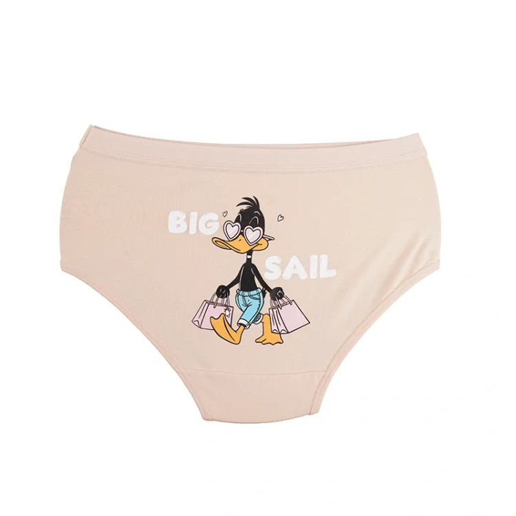 شورت زنانه نخی طرح دار مدل اسلیپ راحت و ضد حساسیت