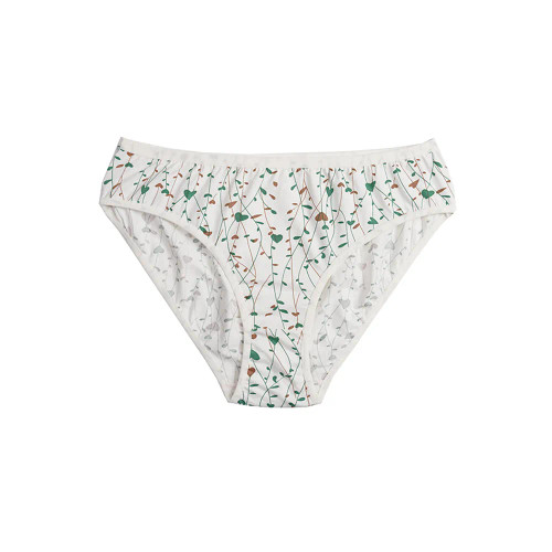 شورت اسلیپ نخی زنانه طرح برگ و قلب سایزبزرگ