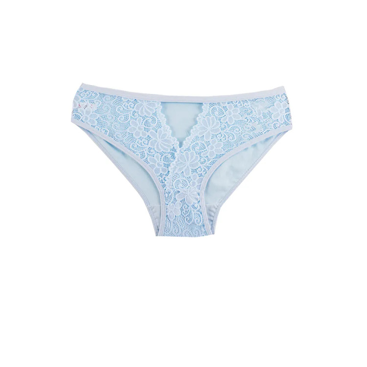 شورت زنانه گیپور نخی مدل اسلیپ طرح دار