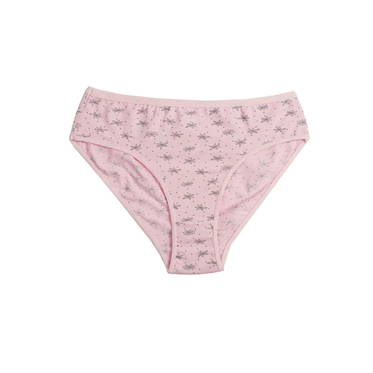 شورت اسلیپ نخی زنانه طرح ستاره صورتی سایز XL