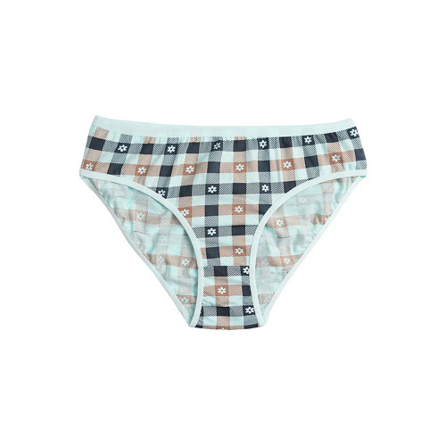 شورت اسلیپ نخی زنانه طرح چهارخانه گلدار سایزبزرگ