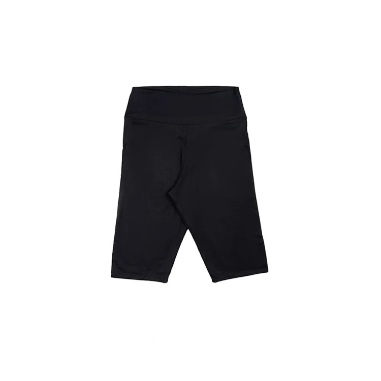 شلوارک ورزشی زنانه میکروفایبر طرح بایکر قد 58 مشکی فری سایز