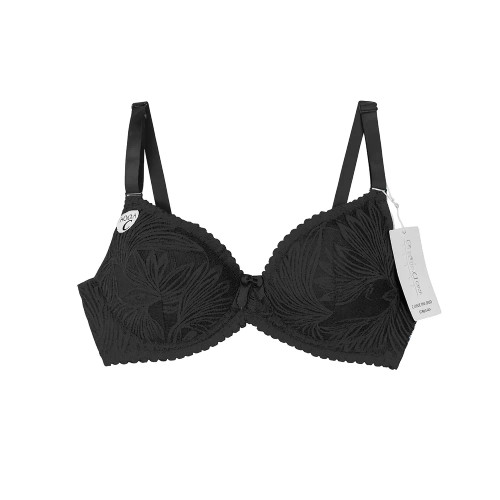 سوتین گیپور زنانه اسفنجی فنردار بدون جک مدل دار