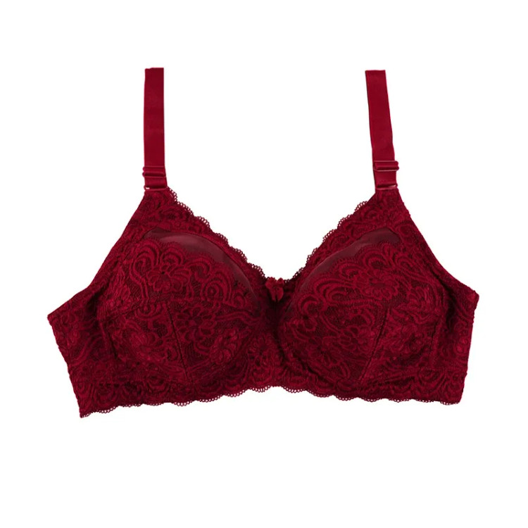 سوتین زنانه گیپور طرحدار بدون فنر مدل 95 و 100