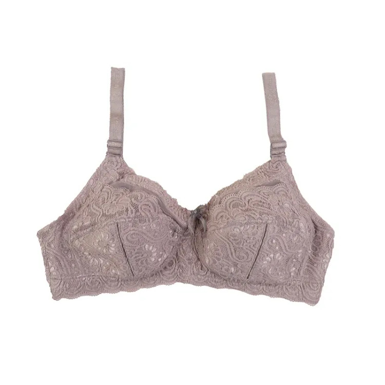 سوتین زنانه گیپور طرحدار بدون فنر مدل 95 و 100