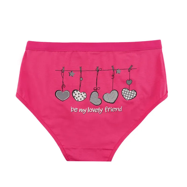 شورت نخی زنانه طرح قلب مدل اسلیپ سایز بزرگ