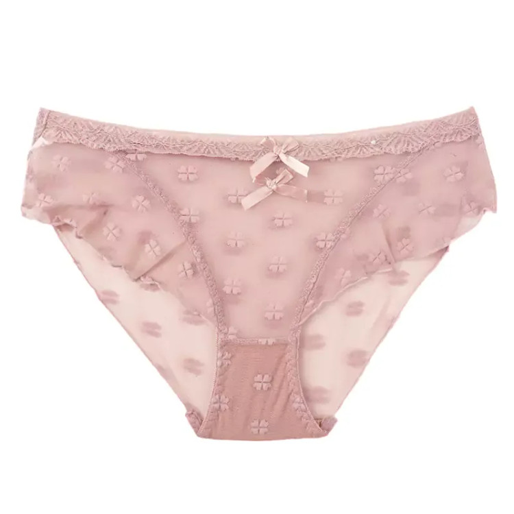 شورت توری زنانه مدل اسلیپ طرح گل برجسته سایز فری