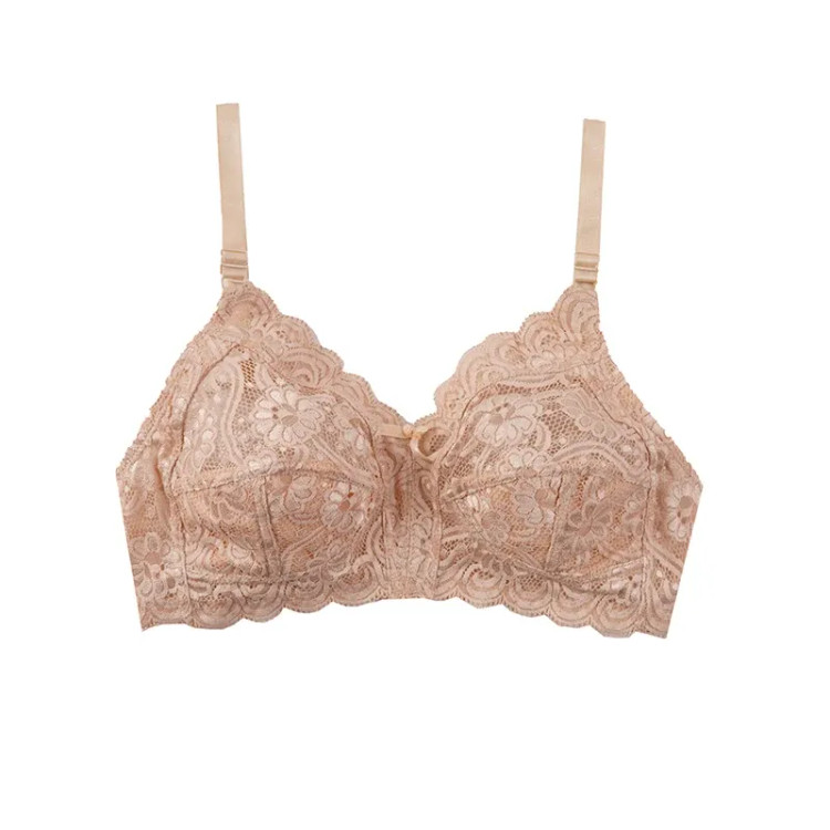 سوتین زنانه دانتل کاپ B بدون فنر مناسب سایز 70 تا 85