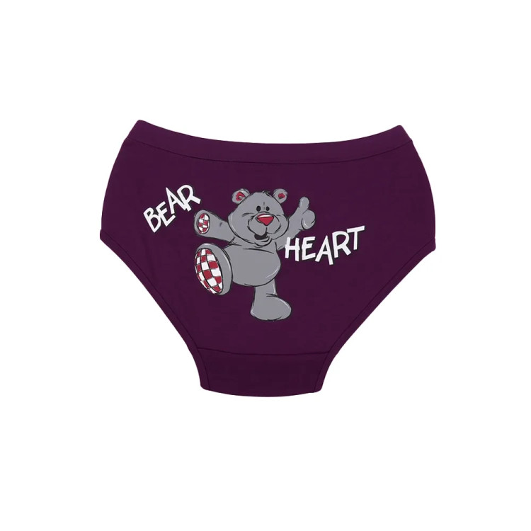 شورت اسلیپ نخی زنانه طرح خرس مدل Bear Heart سایز XL