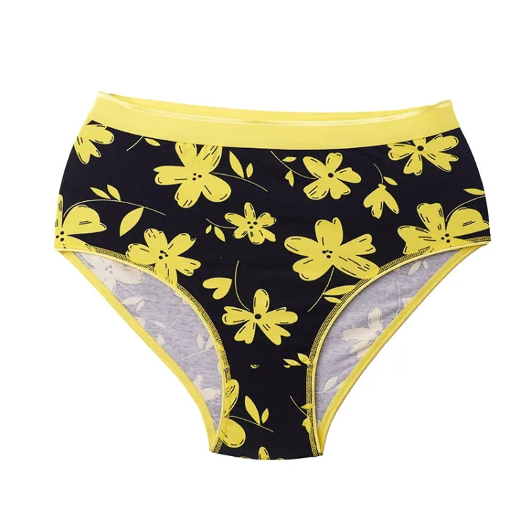 شورت اسلیپ زنانه نخ پنبه طرح گل سایز XL