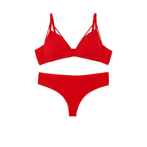 ست لباس زیر زنانه کبریتی کاپ دار هارنس دار لامبادا