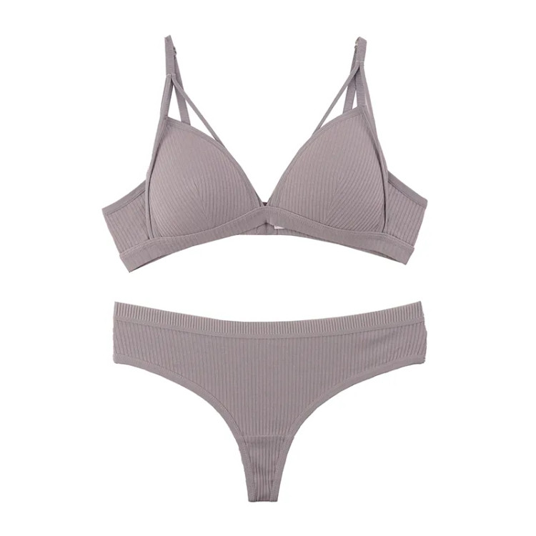 ست لباس زیر زنانه کبریتی کاپ دار هارنس دار لامبادا