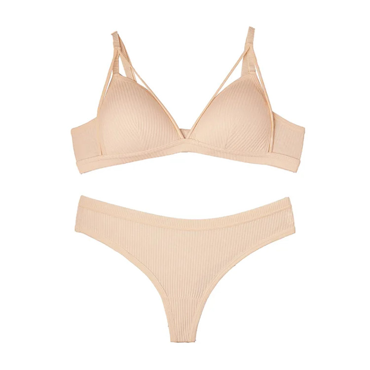 ست لباس زیر زنانه کبریتی کاپ دار هارنس دار لامبادا