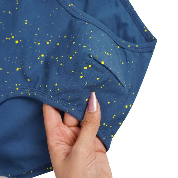 شورت اسلیپ مردانه نخی طرح دار سایزبزرگ مدل اسلیپ