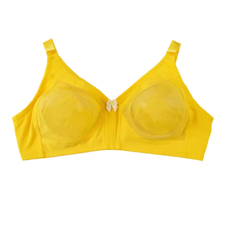 سوتین زنانه تور طرحدار بدون فنر مدل راحتی