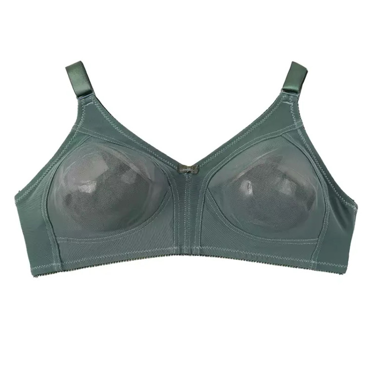 سوتین زنانه تور طرحدار بدون فنر مدل راحتی