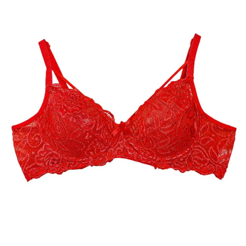 سوتین زنانه فنردار دانتل هارنس دار طرح دار در رنگ های متنوع