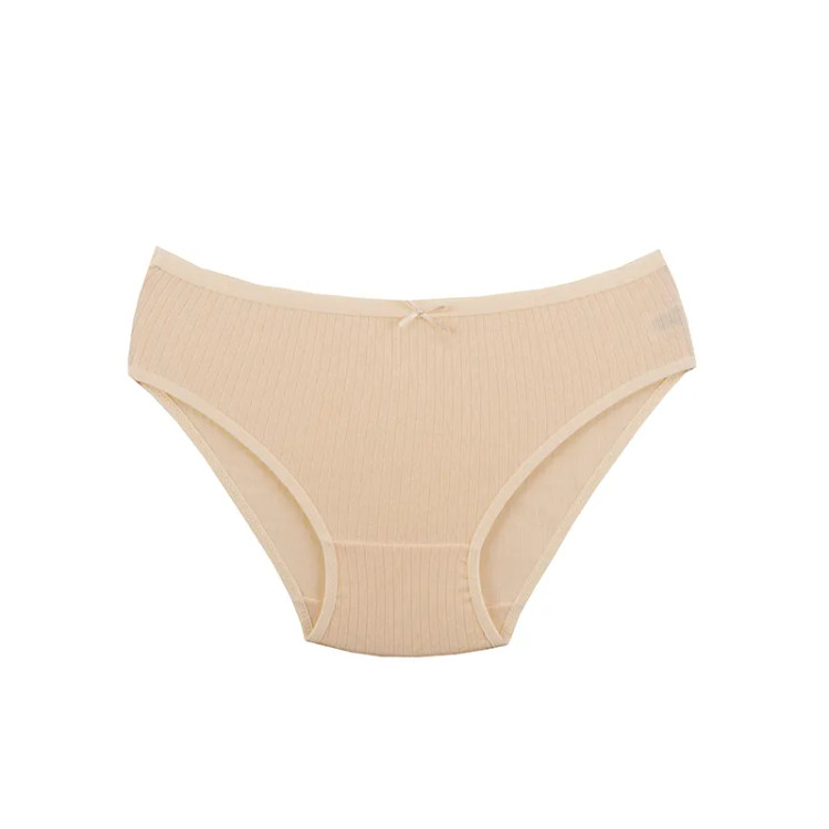 شورت زنانه نخ پنبه مدل اسلیپ طرح دار کمر کشی راحت و بادوام