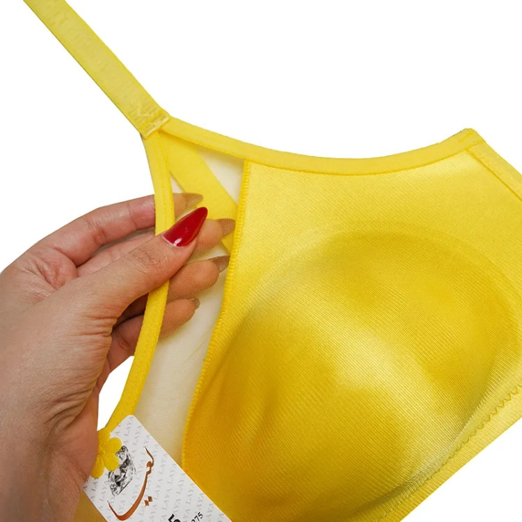 سوتین زنانه پرلون بدون فنر و کاپ بند قابل تنظیم