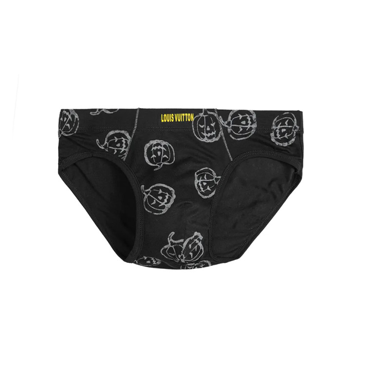 شورت اسلیپ ویسکوز مردانه طرح کدو تنبل هالووین | سایزبندی کامل