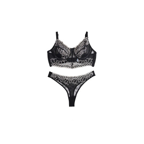 ست سوتین و شورت زنانه فنردار طرحدار تورگاز بکلس