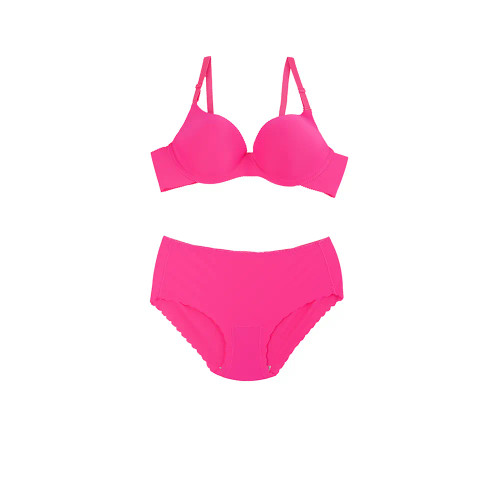 ست لباس زیر زنانه فانتزی اسفنجی لیزری فنردار مدل اسلیپ