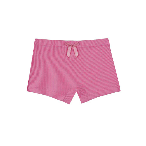 شورت دخترانه کبریتی نیم پا طرح پاپیون سایز L