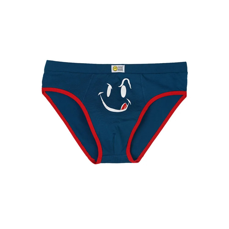 شورت اسلیپ مردانه طرح لبخند نخ پنبه سایز L XL 2XL