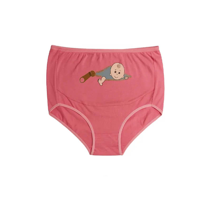 شورت بارداری طرح دار نخ پنبه فری سایز زنانه