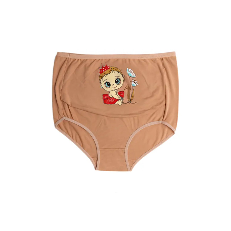 شورت بارداری طرح دار نخ پنبه فری سایز زنانه