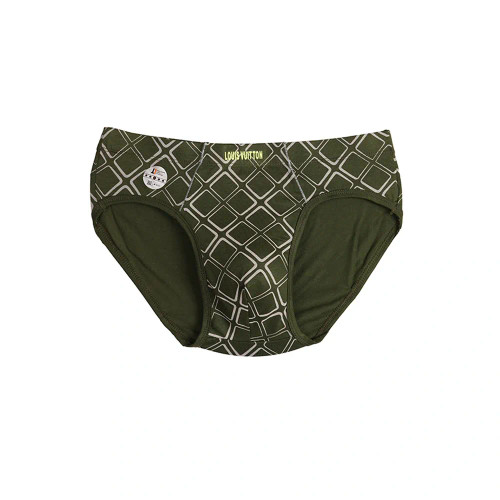 شورت مردانه نخی مدل اسلیپ طرح دار رنگ سبز سایز XL-3XL