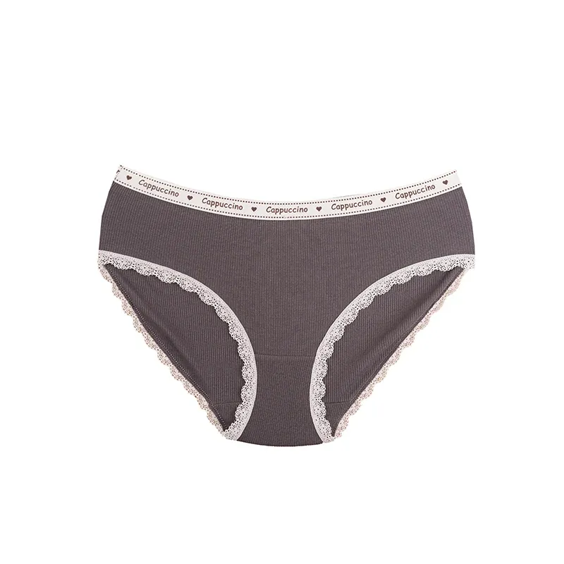 شورت زنانه اسلیپ فانریپ کبریتی فری سایز طرح کاپوچینو با گیپور