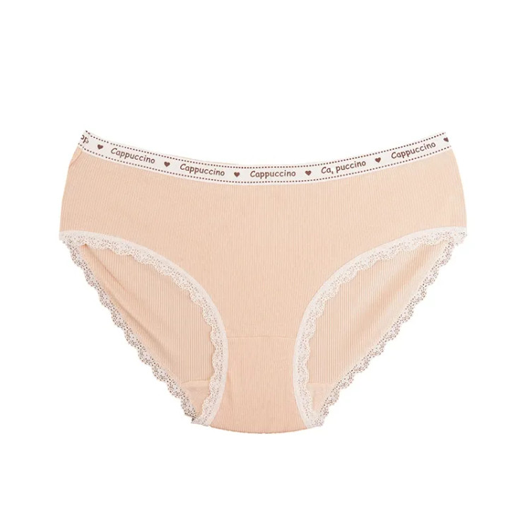 شورت زنانه اسلیپ فانریپ کبریتی فری سایز طرح کاپوچینو با گیپور