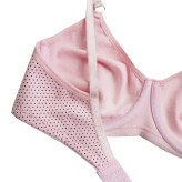 ست سوتین و شورت نخی فنردار طرح خالدار زنانه