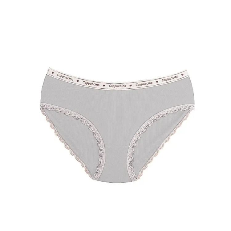 شورت زنانه اسلیپ فانریپ کبریتی فری سایز طرح کاپوچینو با گیپور