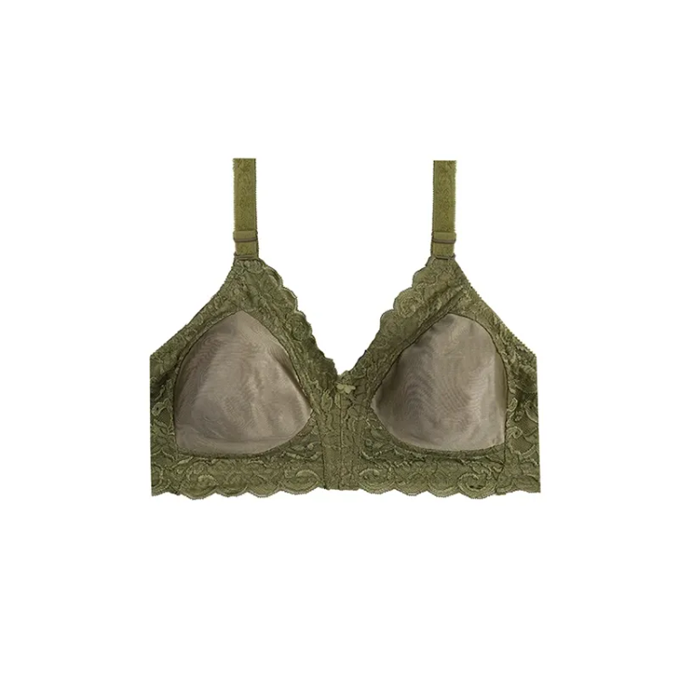 سوتین زنانه دانتل پرسی بدون فنر سایز 75 تا 90