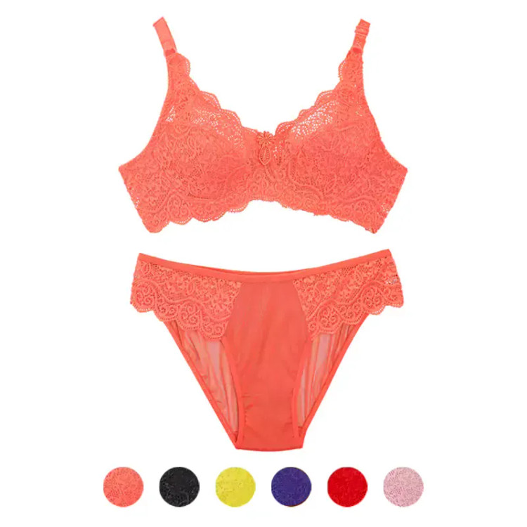 ست شورت و سوتین دانتل گوشواره ای برند شارمین