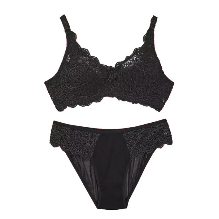 ست شورت و سوتین دانتل گوشواره ای برند شارمین