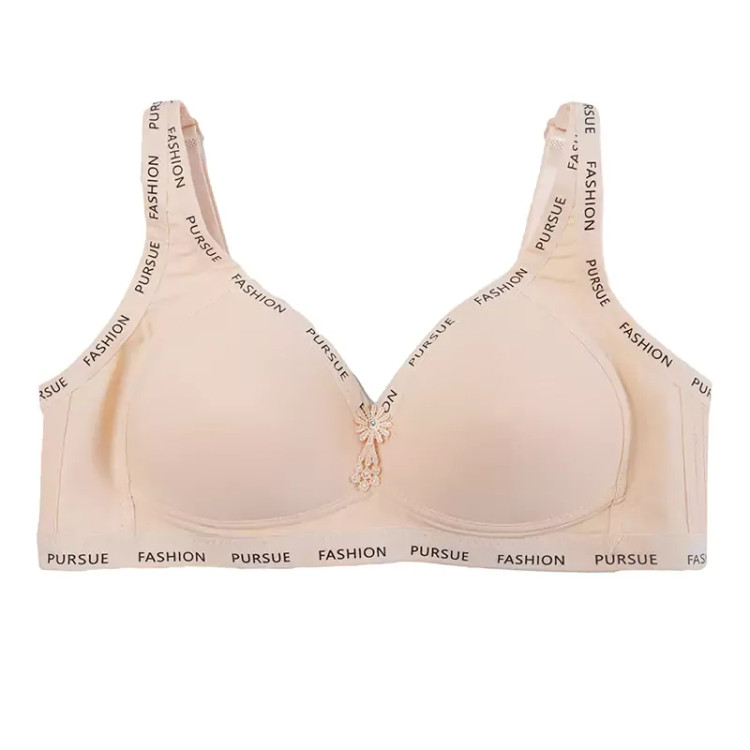 سوتین زنانه فنردار بدون کاپ جنس استرج بند قابل تنظیم طرح فشن